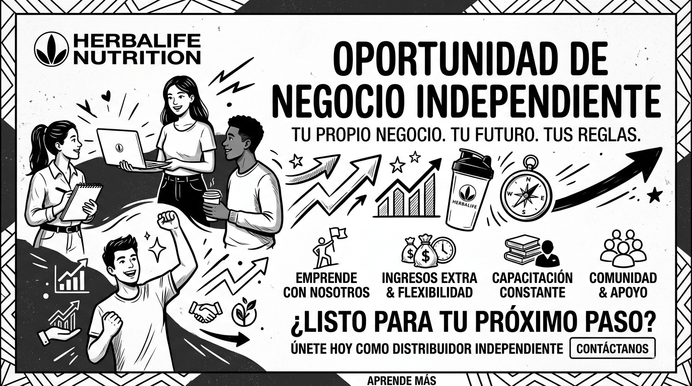 Oportunidad de negocio independiente Herbalife batidos.cl 2026